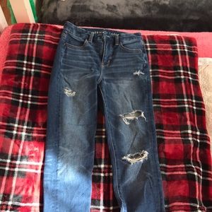 ae ripped skinny dream jean